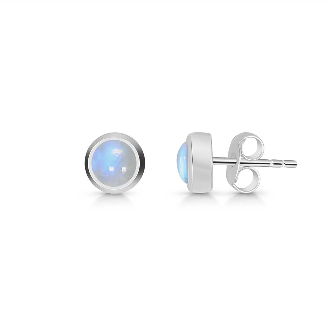Moonstone Stud Earring-(RBM-SE-1072.)